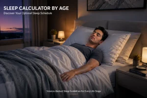 Sleep calculator by age