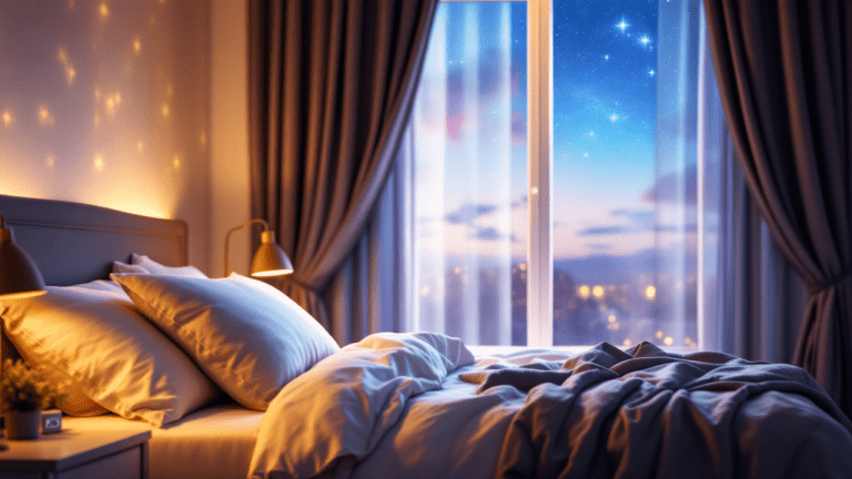 Peaceful bedroom scene illustrating NHS sleep tips for overcoming insomnia in the UK